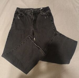 Wide Leg Distressed Ankle Jean 👖